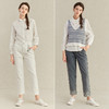 Famecoco范可儿白色直筒裤女士春秋时尚牛仔裤F221GA013 商品缩略图4
