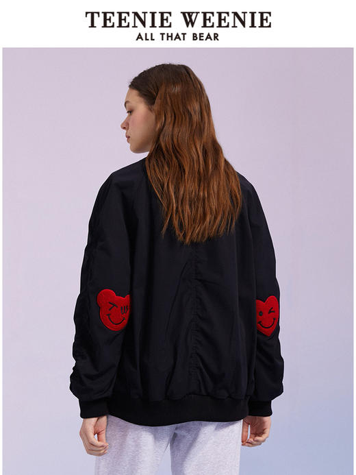 TeenieWeenie小熊棒球领短款外套宽松韩版显瘦2022年女装春夏新款TTJJ221203T 商品图2