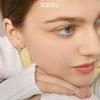 ZEGL设计师小熊耳环女2022年新款潮耳钉小众设计感复古银针耳饰品 商品缩略图2