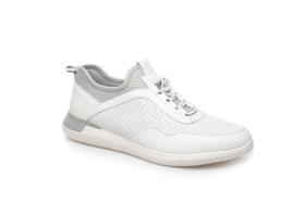 豪麟名鞋奥莱都彭男鞋牛皮革+织物休闲鞋E31111373白色  原价3660元