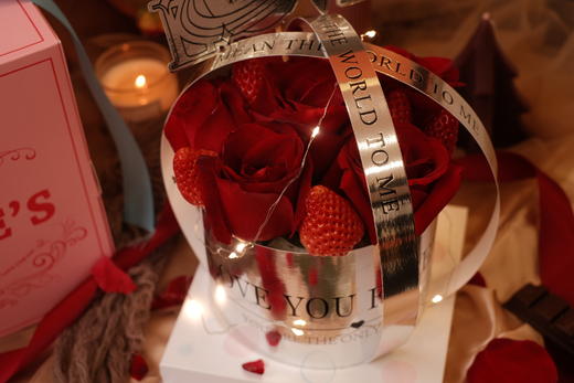 【2022情人节】草莓玫瑰花园 商品图1