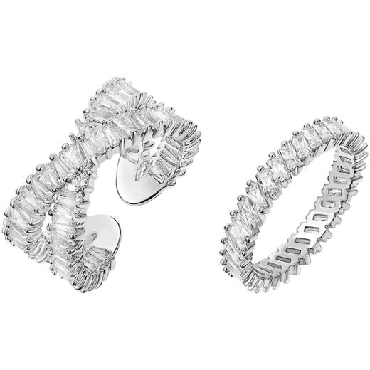 ZEGL交叉戒指小众设计时尚个性指环ins冷淡风开口可调节食指戒子 商品图9