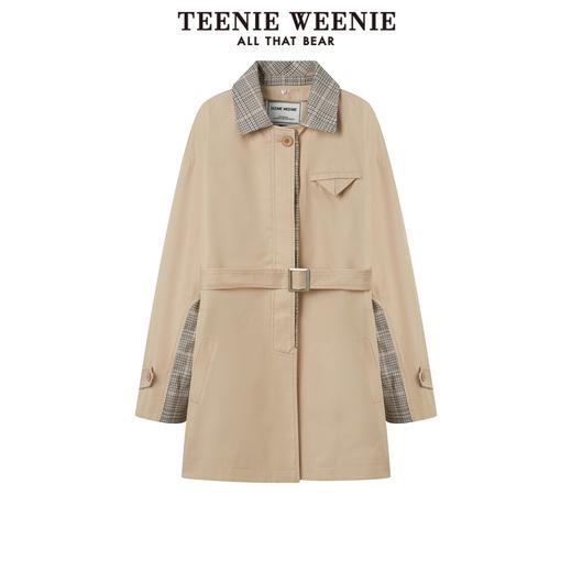 TeenieWeenie小熊中长款风衣外套宽松韩版显瘦女装2022年春夏新款TTJT221204T 商品图0