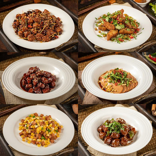 素食庄园 【齐善素食 16包】整箱佛家纯素肉蛋白素肠豆制品人造肉食材斋菜 商品图3