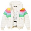 Perfect Moment - Rainbow Bomber Jacket - White 女装 滑雪夹克 白色 商品缩略图1