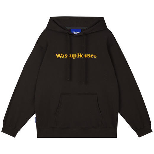 WassupHouse基础大LOGO印花连帽卫衣 商品图7