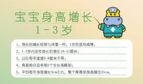 1-3岁身高增长