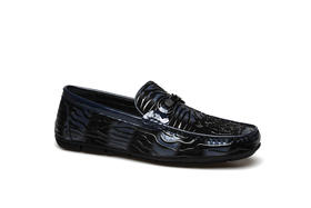 豪麟名鞋奥莱迪嘉男装牛皮革商务皮鞋DJWTA21MS005蓝色  原价1660元