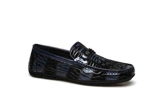 豪麟名鞋奥莱迪嘉男装牛皮革商务皮鞋DJWTA21MS005蓝色  原价1660元 商品图0