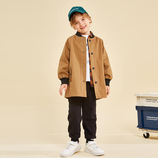 【特价清仓】龙之涵 亲子款全棉风衣 中大童上衣 婴幼儿A类标准 BC 商品图11