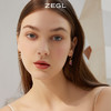ZEGL蝴蝶结爱心耳环女小众设计感LVOE耳钉耳扣2022年新款潮耳饰品 商品缩略图6