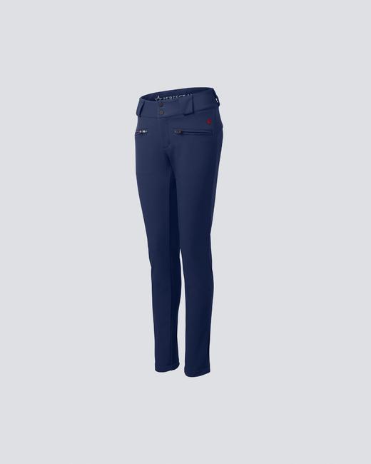 Perfect Moment - Printed Flared Ski Pants - Navy 女装 滑雪裤 蓝色 商品图0