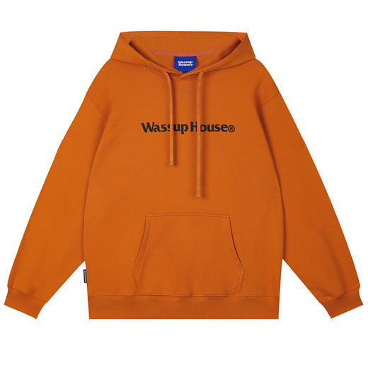 WassupHouse基础大LOGO印花连帽卫衣 商品图8