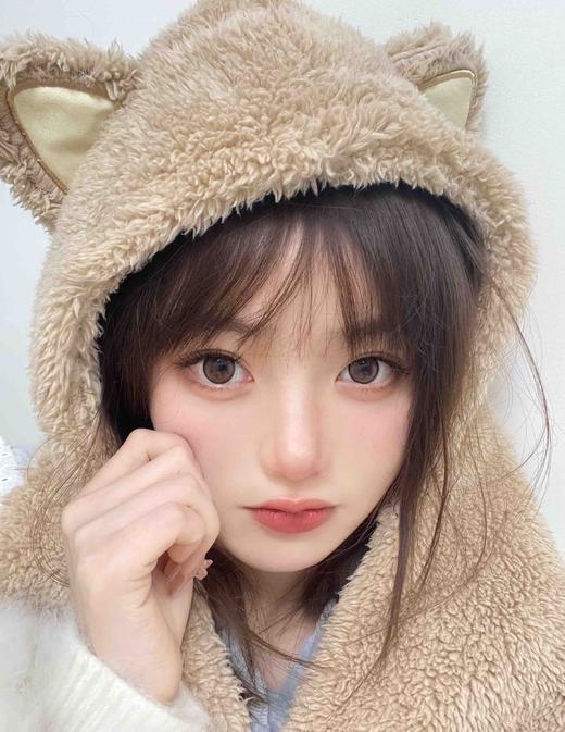 【大直径日抛】屁桃桃 KikiCon  | 大直径14.5，着色13.9 | 【一盒10片，多盒购买更划算，选款色板在详情页内！】，粉色美瞳狗狗眼 商品图6