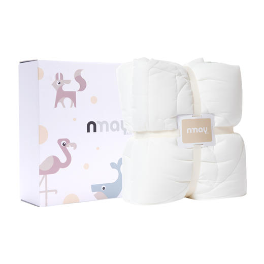 亲子款｜德国nmay 牛奶绒被芯 A类 透气排汗 轻盈蓬松可机洗 儿童被/成人被 商品图0