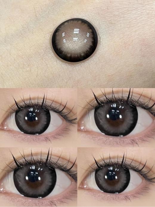 日抛 熊猫奶盖 kikicon 14.5mm 10片 含硅水凝胶 日抛无售后【1盒1个度数 不同度数拍2盒】 商品图1