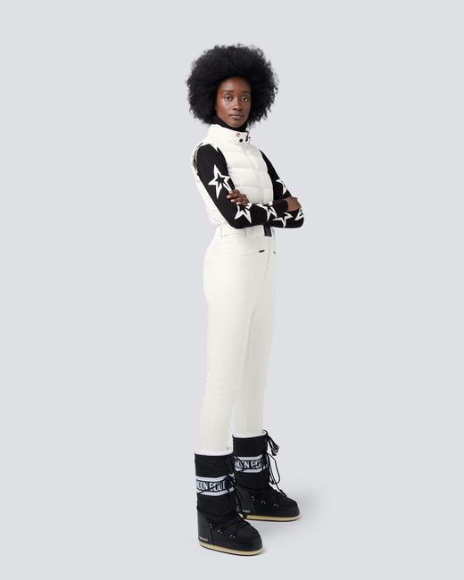 Perfect Moment - Super Star Belted Ski Suit - Snow White 女装 连体滑雪服 白色 商品图1