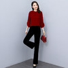 金丝绒时尚优雅潮流舒适套装2022年春季圆领个性气质 HR-HRYZ7721 商品缩略图3