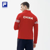 FILA男子运动外套2022年春季新款时尚针织加绒A11M211507F 商品缩略图3