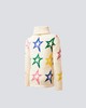 Perfect Moment - Star Dust Sweater - Snow White/Rainbow Star 童装 针织衫 白色/彩虹星 商品缩略图1