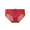 安莉芳蕾丝刺绣内裤女士无痕低腰三角裤E200432 商品缩略图4