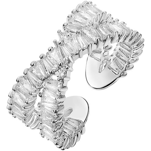 ZEGL交叉戒指小众设计时尚个性指环ins冷淡风开口可调节食指戒子 商品图8