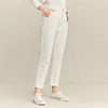 Famecoco范可儿白色直筒裤女士春秋时尚牛仔裤F221GA013 商品缩略图1