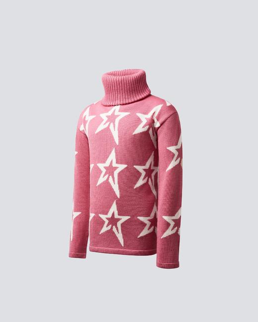 Perfect Moment - Star Dust Sweater - Peach Pink/Snow White Star 童装 针织衫 粉红色/白色星星 商品图0