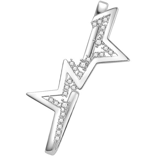 ZEGL设计师闪电耳环女ins冷淡风耳挂无耳洞简约新款潮耳饰 商品图5