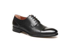 豪麟名鞋奥莱都彭男鞋牛皮革皮鞋E31120824黑色  原价5260元