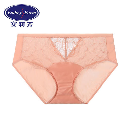 安莉芳性感蕾丝薄款内裤女士舒适低腰包臀三角裤E200377 商品图2