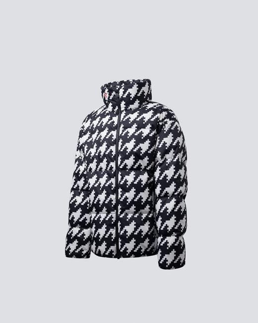 Perfect Moment - Nuuk Puffer Jacket - Houndstooth - Black/Snow White 童装 滑雪夹克 黑白色 商品图0