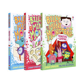 Usborne英文原版 Billy and the Mini Monsters 系列3本比利和迷你怪兽 尤斯伯恩少儿桥梁章节小说读物英语课外阅读童书籍正版进口
