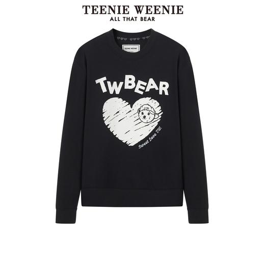 TeenieWeenie小熊圆领套头卫衣宽松韩版显瘦短款上衣女装春夏新款TTMA221202T 商品图4