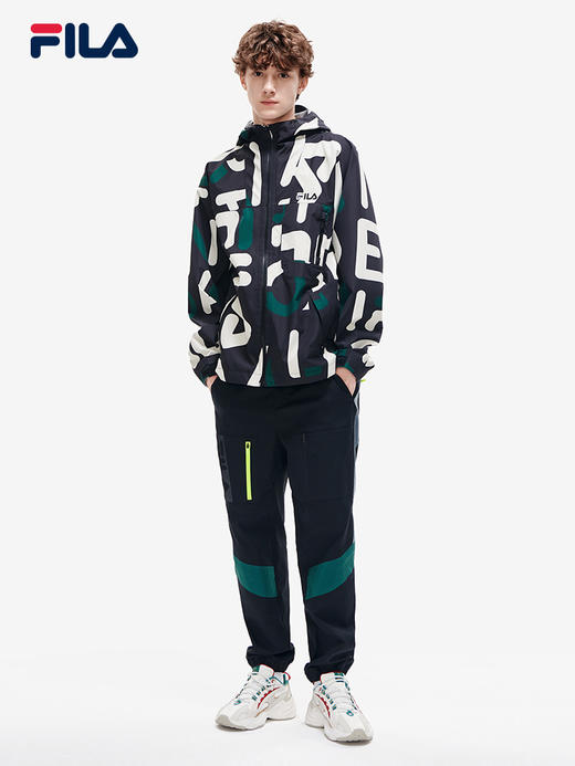 FILA男子梭织外套2022春季新款休闲时尚百搭运动外套F11M219707F 商品图4