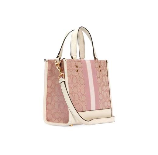 【预售】COACH 蔻驰 Dempsey 22 经典老花帆布托特包 小号 女款 商品图1