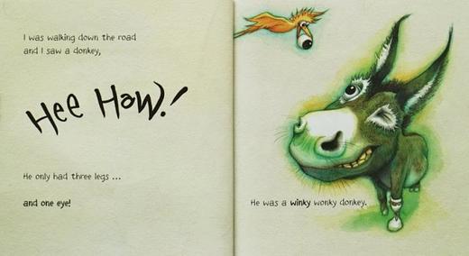 Craig Smith 英文原版 Fantastically Funny Song系列 The Wonky Donkey/Square Eyes 5册合售 附5CD 歌谣绘本 幽默故事亲子互动图画书 商品图8