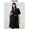 VIMAGE/纬漫纪春夏季新款干练帅气修身A字西装连衣裙V1707326 商品缩略图0