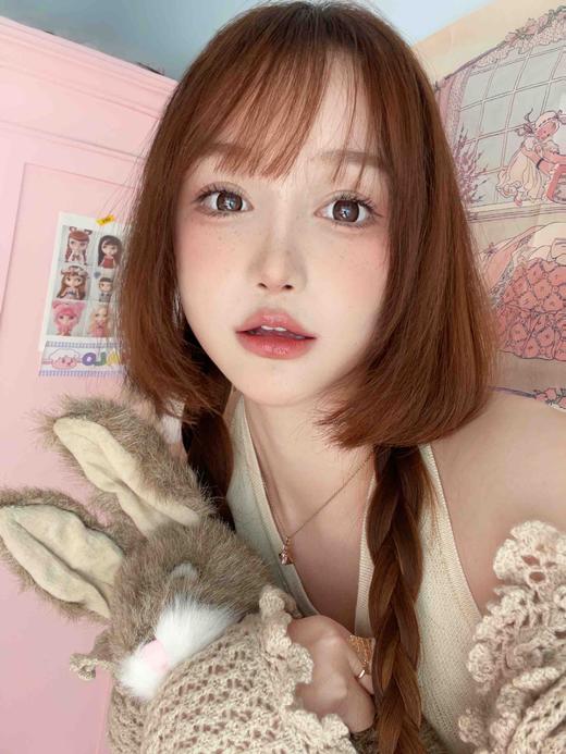 【大直径日抛和年抛双版本】土豆泥KikiCon  | 大直径14.5，着色13.9 | 【一盒10片，多盒购买更划算，选款色板在详情页内！】，巧色美瞳 标准狗狗眼 年抛是doriscon 商品图10