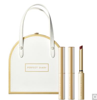 完美日记小细跟恣意出色丝绒细管口红3支装爱心款礼盒(L01+L02+L04)生日礼物 商品图0