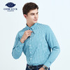 GOOD LUCK/德鲨经典格纹清新儒雅长袖衬衫LY11101-889 商品缩略图1