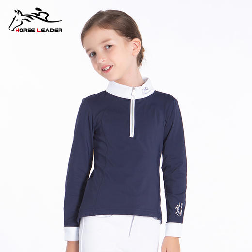 儿童加厚立领拉链长袖T恤-CAH6316 商品图2