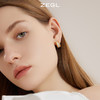 ZEGL法式C型耳环女小众设计感高级耳钉2022年新款潮复古银针耳饰 商品缩略图3