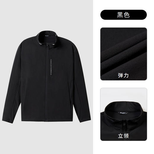 探路者外套男22春夏新款户外防水防风立领商务徒步外套TAEK81205 商品图1