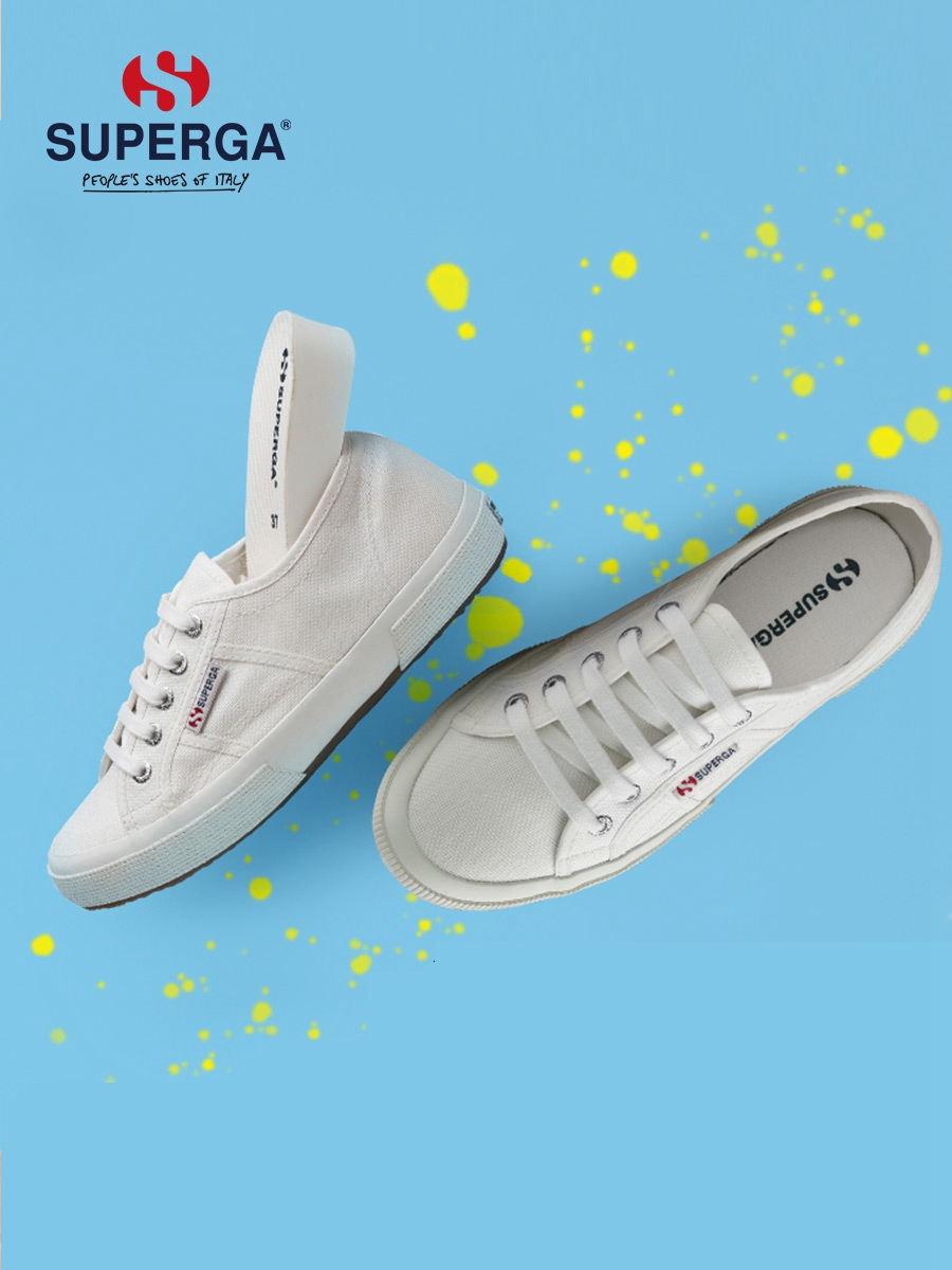 SUPERGA内增高帆布鞋百鞋经典爆款2750休闲情侣小白鞋分销