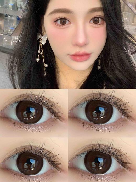 【大直径日抛和年抛双版本】土豆泥KikiCon  | 大直径14.5，着色13.9 | 【一盒10片，多盒购买更划算，选款色板在详情页内！】，巧色美瞳 标准狗狗眼 年抛是doriscon 商品图4