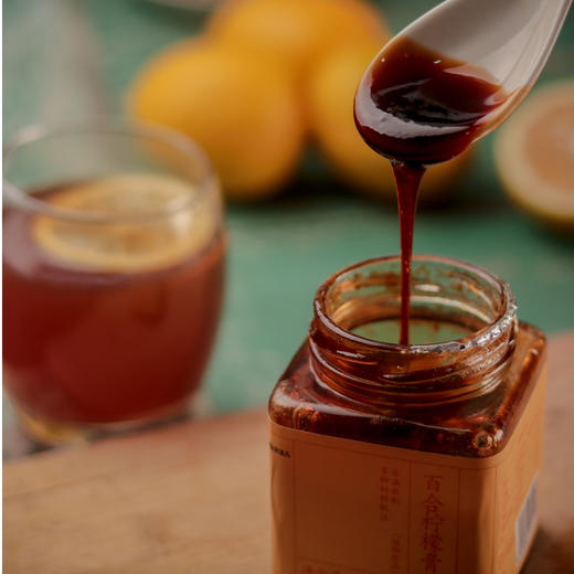 百合柠檬膏 | 十二味植物中式食养调配膏方传统熬制工艺。 商品图1