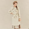 Famecoco范可儿日式时尚风衣女春秋长款外套大学生F221AT003 商品缩略图0