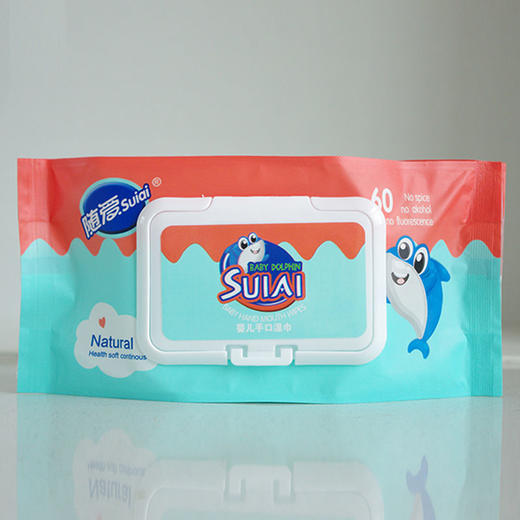 婴儿手口柔湿巾60片/包 商品图1