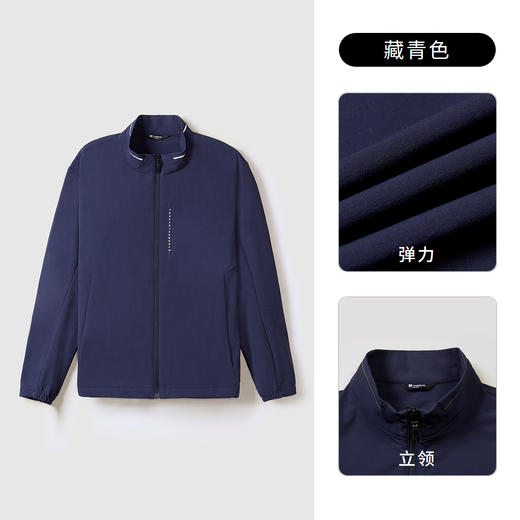 探路者外套男22春夏新款户外防水防风立领商务徒步外套TAEK81205 商品图2